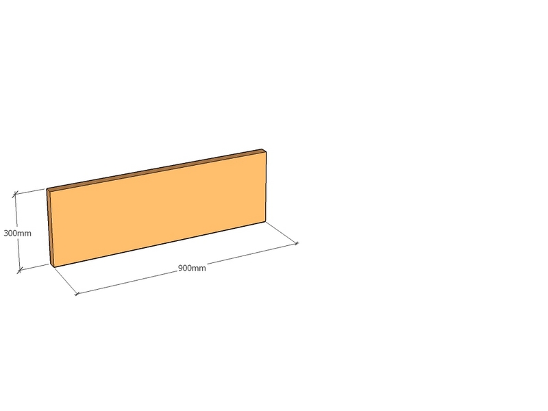 Corten Panel 900 x 300 x 2mm Top | cor-ten-steel.co.uk
