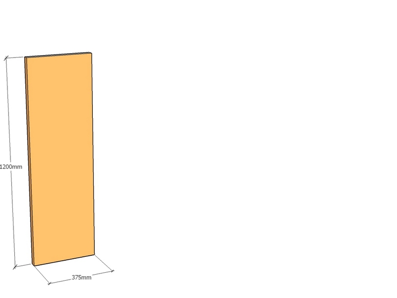 Corten Panel 375 x 1200 x 3mm Top | cor-ten-steel.co.uk