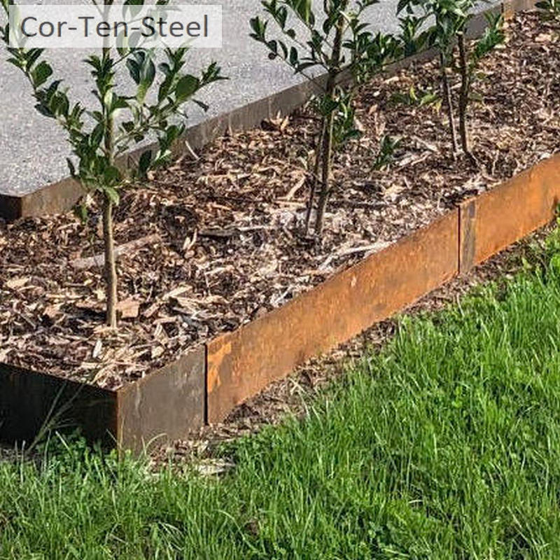 Corten Garden Edging S Cor Ten, Tall Steel Landscape Edging