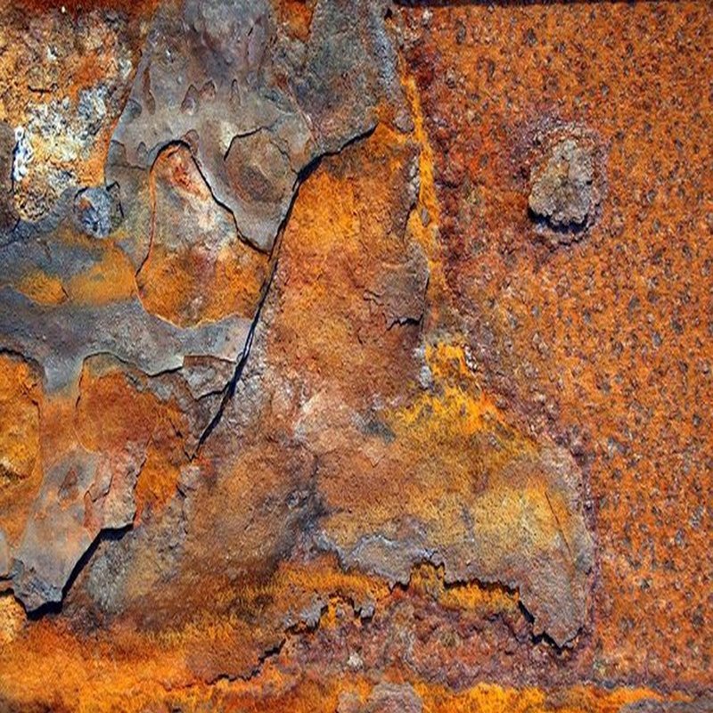 pitted blistering mild steel rusting
