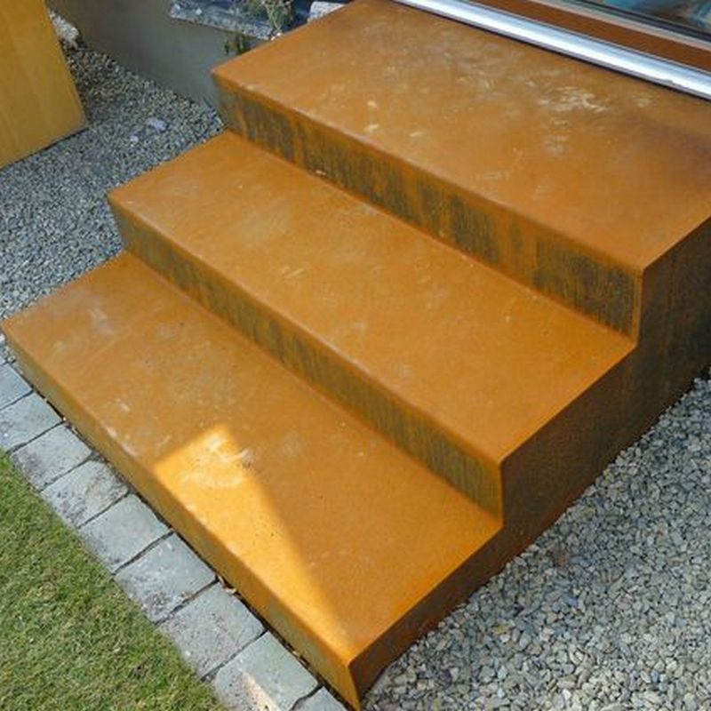 corten step trad set 3 treads and risers